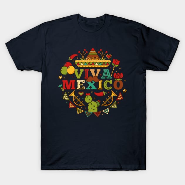 Viva Mexico | mexican fiesta shirt | funny mexican T-Shirt by OutfittersAve